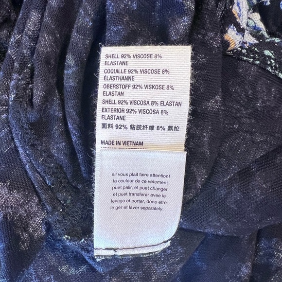 NWOT FREE PEOPLE Olivia printed ruffled tunic. Size M - Picture 6 of 9